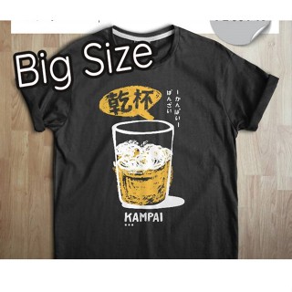 #ถูกสุด เสื้อยืด พิมพ์ลาย Big Size ผ้าคอตต้อนเนื้อดี 52-64 นิ้ว 3XL-6XL สินค้าคุณภาพ