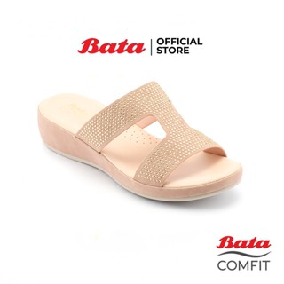 Bata บาจา COMFIT รองเท้าเพื่อสุขภาพ รองเท้าแตะแบบสวมเพื่อสุขภาพ สำหรับผู้หญิง รุ่น HELENE สีชมพู รหัส 6615827