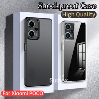 เคสโทรศัพท์มือถือ PC แข็ง แบบใส ผิวด้าน กันกระแทก คุณภาพสูง สําหรับ Xiaomi Pocof5 POCO F5 Pro 5G Mi POKO X5 F5 Pro 2023 5G