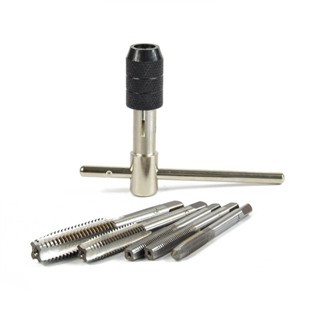 เครื่องมือช่าง ชุดต๊าบเกลียว ชุดทำเกลียวใน 6 ชิ้น TAP WRENCH SET M6x1.0,M7x1.0,M8x1.25,M10x1.5,M12x1.75