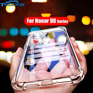 สําหรับ Honor 90 Pro 70 Lite Magic 5 Pro 5 Lite Play 7T Pro เคสโทรศัพท์ หรูหรา กันกระแทก ซิลิโคนใส ป้องกัน ฝาหลัง