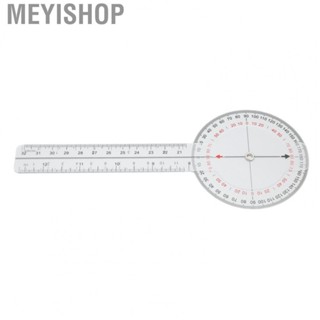 Meyishop Protractor Angle Ruler Measurement Clear Scale Transparent Limb Angle Goniometer Ruler for Spinal Curvature U