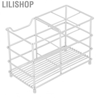 Lilishop Stainless Steel  Holder Rust Proof  Holder Save Space for Bathroom Accessories