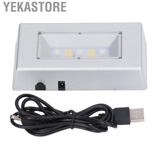 Yekastore Base For Jewellery Multi Mode Lighting Silver With USB Cable For Jewelry