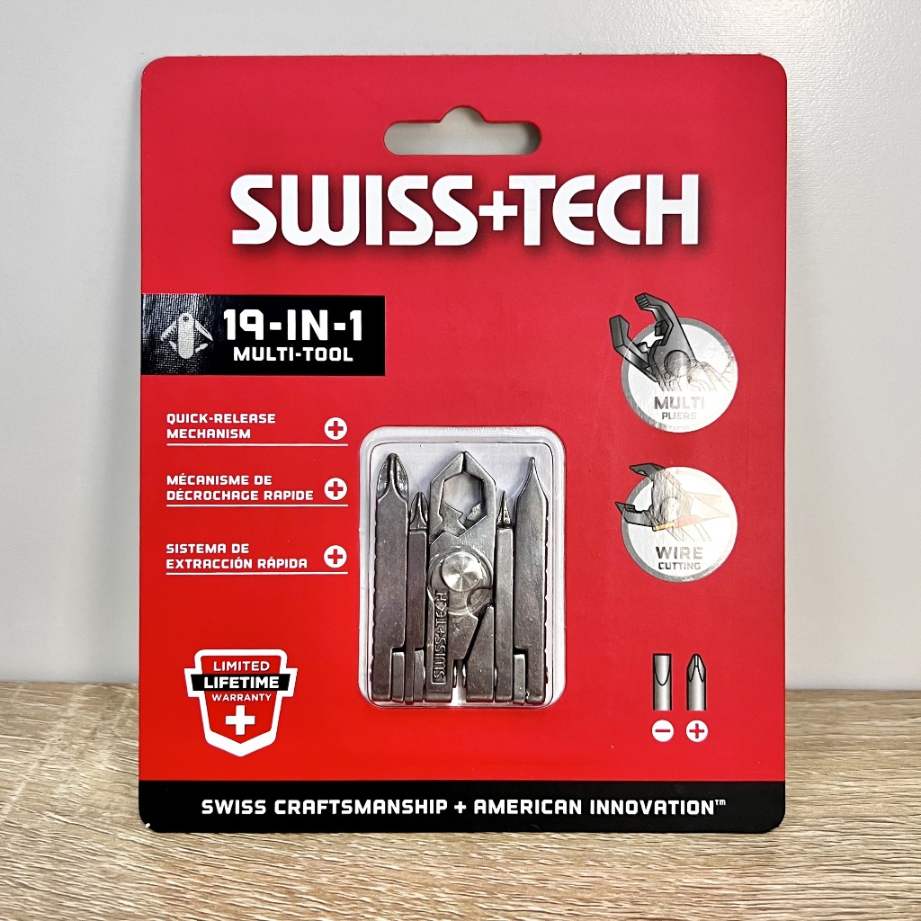 Swiss+Tech เครื่องมืออเนกประสงค์ ชุดคีม ไขควง 19-In-1 Multi-Tool ST53100