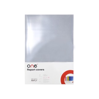 แผ่นพลาสติกทำปก A4 ONE สีใส แพ็ค 10 แผ่น