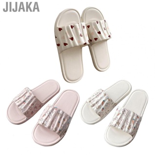 Jijaka Summer Slippers  Shower Slippers Cute Pattern Shock Absorption Portable  for Home Bedroom for Women Girls