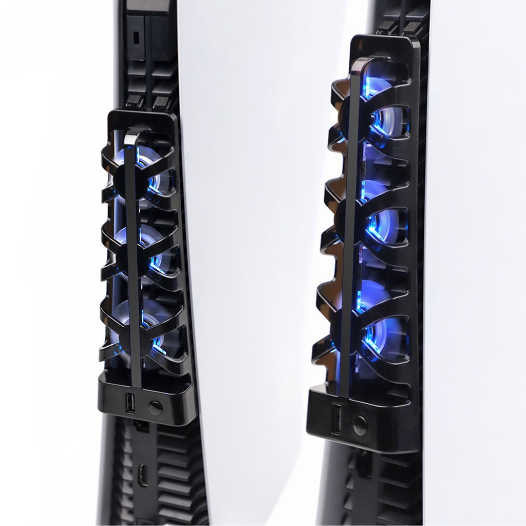 DOBE TP5-1523 Cooling Dock for PS5 พัดลมระบายความร้อนหลังเครื่อง PS5 ( เฉพาะบอร์ด 1200 1100 1000 )
