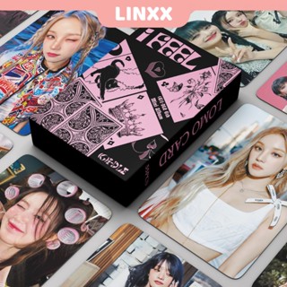 Linxx โปสการ์ด อัลบั้มรูปศิลปินเกาหลี I-DLE I FEEL Album Lomo 55 ชิ้น