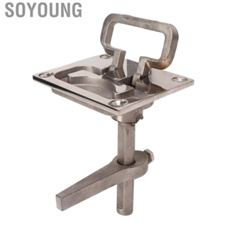 Soyoung Boat Floor Buckle Hatch Latch  67x79mm Boat Flush Pull Hatch Lacth Oxidation Proof  for Yacht