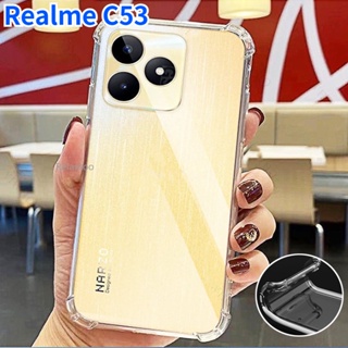 เคสโทรศัพท์มือถือ ซิลิโคนนิ่ม TPU ใส ป้องกันเลนส์กล้อง กันกระแทก สําหรับ Realme C53 C51 RealmeC53 RealmeC51 NFC 5G RMX3830 RMX3760