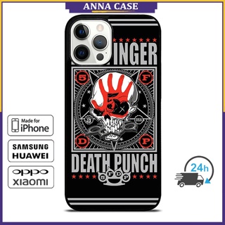 เคสโทรศัพท์มือถือ แบบโลหะ ลาย Death Punch สําหรับ iPhone 14 Pro Max 13 Pro Max Samsung Galaxy Note10+ S21Ultra