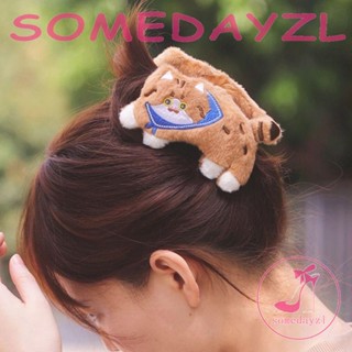 Somedayzl กิ๊บติดผม รูปอุ้งเท้าแมว ฉลามน่ารัก ขนาดใหญ่ แฟชั่นสําหรับผู้หญิง