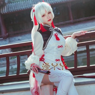 ❥ชุดคอสเพลย์ Onmyoji Shiranui cos Modu Dream Shiranui Cheongsam