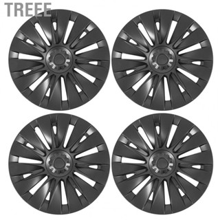 Treee Hubcaps  Tight Fit 4pcs Wheel Hub Cap ABS Dark Gray  for 19in Wheel Car