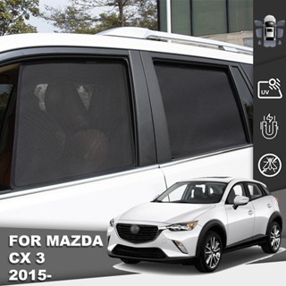 ม่านบังแดดแม่เหล็ก ด้านหน้า และด้านหลัง สําหรับ Mazda CX-3 DK 2014-2022 CX3