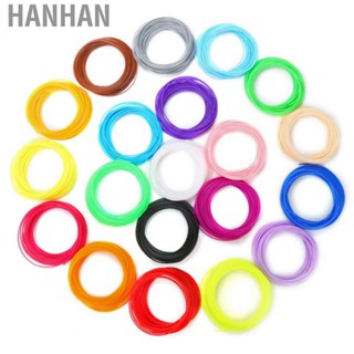 Hanhan 3D Pen Filament  20 Rolls Safe PLA Printing Pen Filament  for