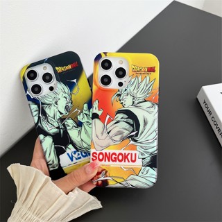 เคสแข็ง เคสไอโฟน iPhone 14 Pro Max iPhone 13 Pro Max iPhone 12 Pro Max iPhone 11 Cartoon Cool ดราก้อนบอล Dragon Ball Vegeta &amp; Son Goku โกกุ Hard Case