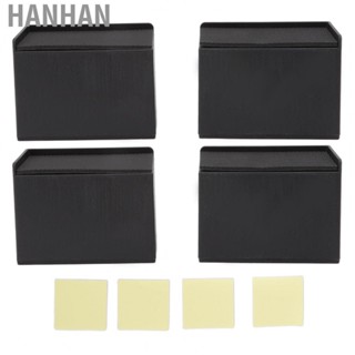 Hanhan 4 Sets Furniture Riser Skid Resistant Rubber L Shape Couch Risers For Bed Chai