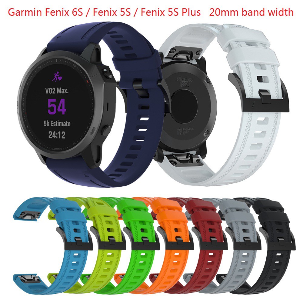 สายนาฬิกาข้อมือ 20 มม. แบบเปลี่ยน สําหรับ Garmin Fenix 6S/Fenix 6S Pro/Fenix 5S/5S Plus