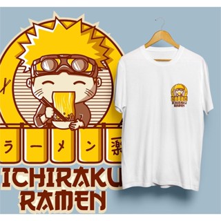 【สปอตสินค้า】 เสื้อยืด Anime Naruto เสื้อยืด Unisex เสื้อยืดสีขาวผ้าฝ้ายแฟชั่นแขนสั้น