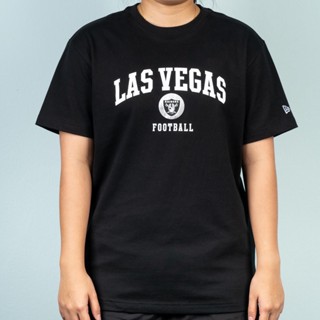 NEW ERA เสื้อรุ่น SS TEE NFL CLASSIC LOGO LASRA BLACK