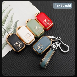 【TokTik Hot Style】ปลอกกุญแจรถยนต์ TPU สําหรับ Suzuki Swift