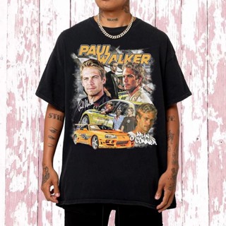 ขายดี เสื้อยืดลําลอง แขนสั้น พิมพ์ลาย PAUL WALKER Rap 90s สไตล์ฮิปฮอป สําหรับผู้ชาย 2023