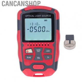 Cancanshop Optical Fiber Power Meter  Optical Light Source RJ45 Line Finding Single Mode Sensitive  Sturdy Structure  for  Engineering