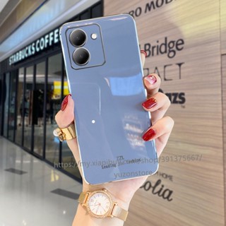 เคสโทรศัพท์มือถือแบบนิ่ม TPU เคลือบเงา กันน้ํา สําหรับ VIVO Y36 5G 4G Y02t 2023 เคส Phone Case