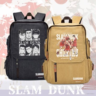 Fash SLAM DUNK กระเป๋าเป้สะพายหลัง ความจุขนาดใหญ่ กันน้ํา ระบายอากาศ พิมพ์ลาย อเนกประสงค์ แฟชั่นสําหรับผู้หญิง และผู้ชาย