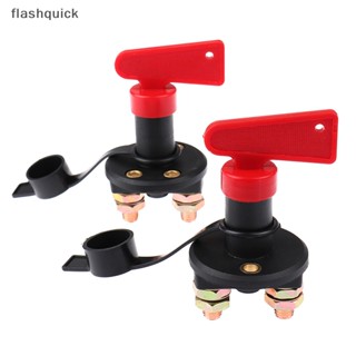 Flashquick 12V 24V ตัดการเชื่อมต่อ กุญแจ สีแดง ตัด สวิตช์หลักฆ่า สําหรับรถยนต์ รถบรรทุก เรือ
 ดี