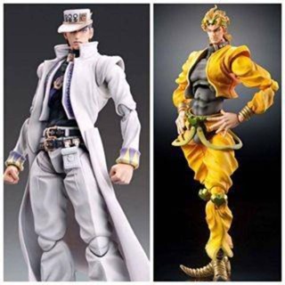 ฟิกเกอร์อนิเมะ jojo bizarre adventure ขนาด 17 ซม. #ตุ๊กตาฟิกเกอร์ jotaro kujo 27 dio brando bruno rohan kishibe ของเล่นสําหรับเด็ก