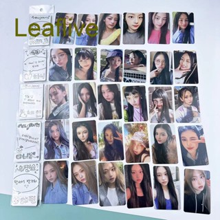 Leaflive BHY 5 ชิ้น / เซต Kpop NewJeans Blue Book Photocard WEVERSE Snall การ์ดกระดาษ โปสการ์ด