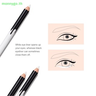 Monnygo ดินสอเขียนคิ้ว อายไลเนอร์ กันน้ํา สีขาว 12 ชิ้น ต่อล็อต TH