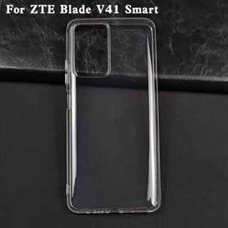 เคสซิลิโคนนิ่ม พร้อมช่องใส่บัตร หรูหรา สําหรับ ZTE Blade V41 Smart Vita