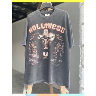 พร้อมส่ง เสื้อยืดคอกลม แขนสั้น ผ้าฝ้าย พิมพ์ลายตัวอักษร สีดํา ทรงหลวม สไตล์ฮิปฮอป วินเทจ พลัสไซซ์ เหมาะกับฤดูร้อน สําหรับผู้ชาย และผู้หญิง