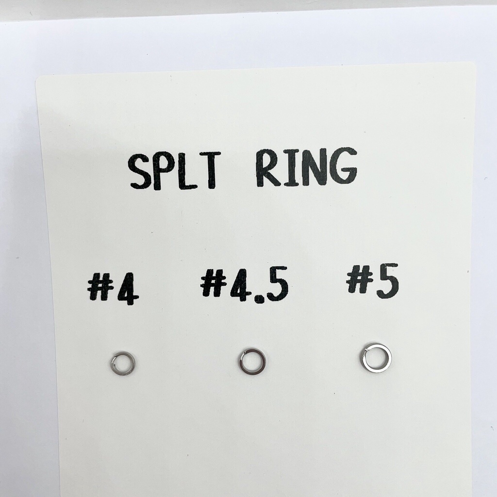 ห่วงสปริทริง ห่วงใส่เหยื่อปลอมSPLIT RING CHAMPION มี 3 ขนาด 4/ 4.5/5 ใช้ทำเหยื่อปลอม ทำจากแสตนเลสสตีล แข็งแรงไม่เป็นสนิม ราคา ถูกที่สุด ดีลบีเคเค แกลเลอรีภาพที่ 3