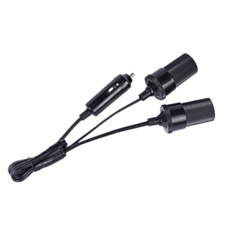 Ooh อะแดปเตอร์ชาร์จรถยนต์ 1 เป็น 2 ตัวแยก 12V 24V ปลั๊กซ็อกเก็ตสายเคเบิล 50 ม.-300 ม. (ซ็อกเก็ตตัวเมีย)