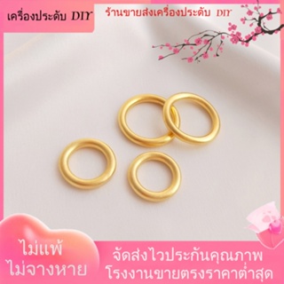 💖เครื่องประดับ DIY ขายส่ง💖แหวนสร้อยข้อมือ เชือกถัก ทรงกลม สีทอง แข็งแรง แฮนด์เมด DIY[วงกลม/สร้อยคอ/สร้อยข้อมือ/ต่างหู/กําไลข้อมือ]