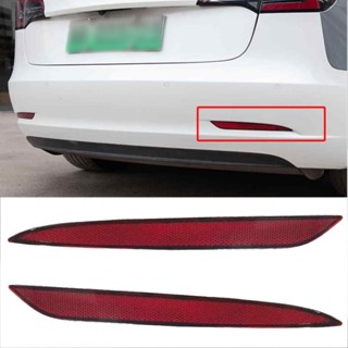 ⚡READYSTOCK⚡Tail Light Rear Red Reflectors Tail Truck 1 Pair ABS Plastic Bumper Car