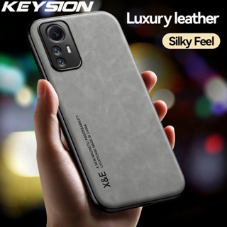 Keysion เคสโทรศัพท์หนัง ซิลิโคน กันกระแทก หรูหรา สําหรับ Redmi Note 12S 4G Xiaomi Redmi Note 12 Pro 4G