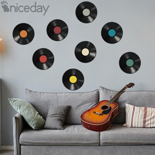 #NICEDAY-Wall Sticker Wallart 1 Set/8 Pcs Fashion Home Room Decor Living Room/Bedroom PVC