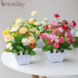 #NICEDAY-Artificial Potted Flowers for Hassle free Indoor and Outdoor Decoration