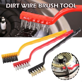 New 3pcs Kitchen Gas Stove Range Hood Cleaning Brush Rust Dirt Wire Brush Tool