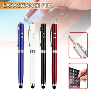 New 4 in 1 High Tech Multi Stylus Pen Torch Led Light Touch Screen Write Ink