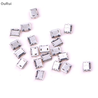 {RUI} ซ็อกเก็ตเชื่อมต่อ Micro USB Type B ตัวเมีย 5-Pin SMD 20 ชิ้น {OuRui.th}