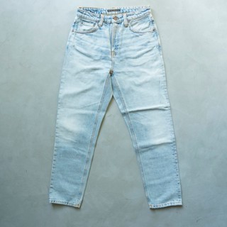 [DEFECT] Breezy Britt Used Original ยีนส์ฟอกเอวสูง ทรงบอย Nudie Jeans ของแท้ 100%