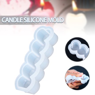 New Heart Candle Mould DIY Aromatherapy Soap Silicone Mold Casting Resin Craft