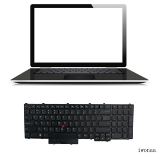 Iwo Unibody คีย์บอร์ดแล็ปท็อป US สําหรับ Thinkpad P51 P71 Teclado 01HW200